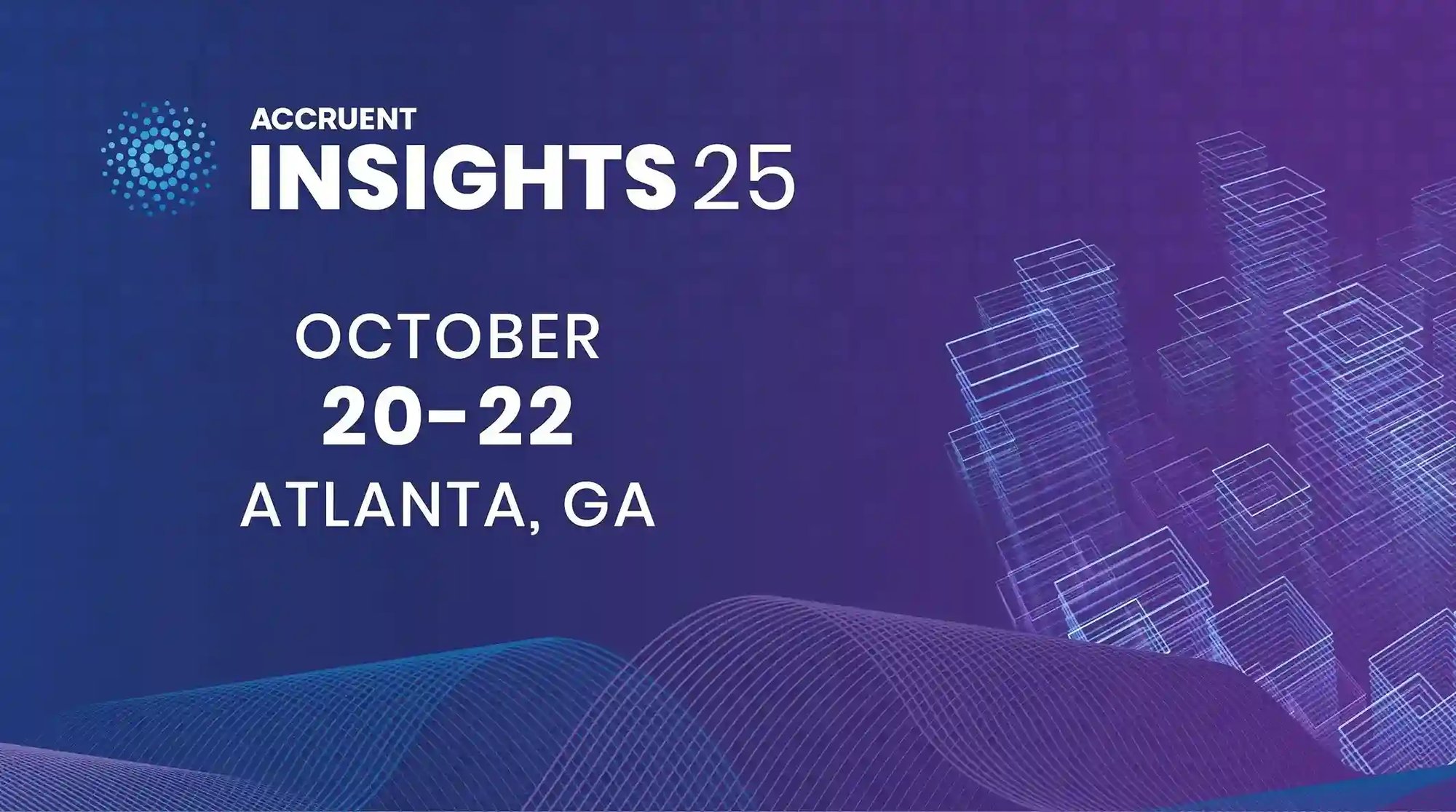 Accruent Insights 2025 Event Banner